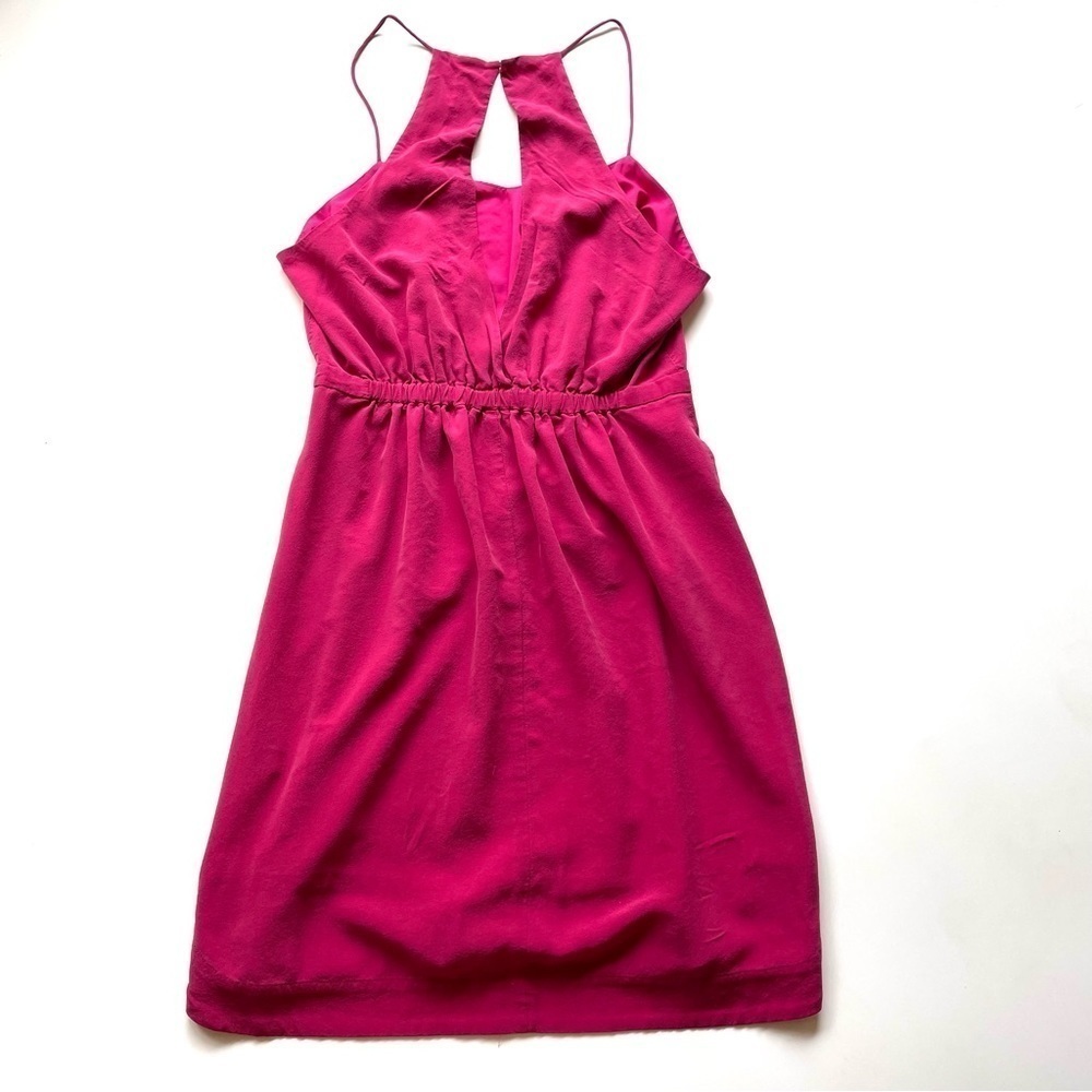 Madewell 2 Pink Silk Daylight Sleeveless Spaghetti Strap Sheath Dress - Picture 15 of 16